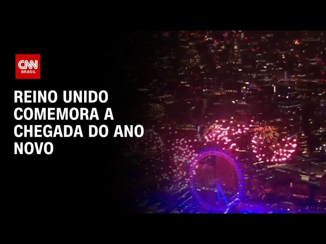 Reino Unido comemora a chegada do ano novo | CNN PRIME TIME