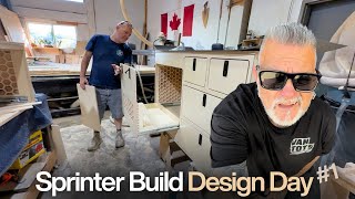 Hidden Counter Top + Outside Table | FINAL DESIGN On Sprinter Kitchen BUILD OUT