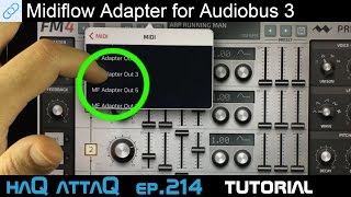 Video thumbnail for Midiflow Adapter for Audiobus 3 │Tutorial - haQ attaQ 214 by Jakob Haq