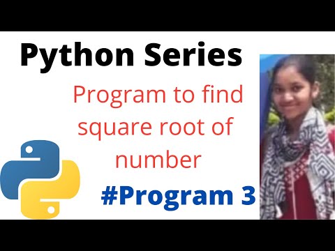Python Program To Find The Square Root Of Any Number Python3 Python Pythonprogramming