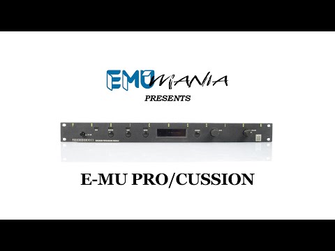 E-MU Systems Procussion Rackmount 32-Voice Electronic Percussion Module 1993 - Black image 6