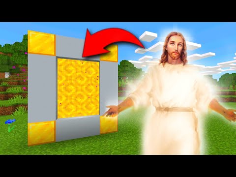 How To Make A Portal To The Jesus Dimension in Minecraft!!!