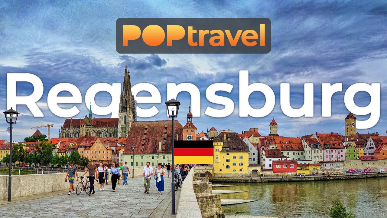 Immersive street-level walking tour through Regensburg Stone Bridge, France, showcasing authentic urban landscapes, local architecture, and the vibrant atmosphere of the city's neighborhoods