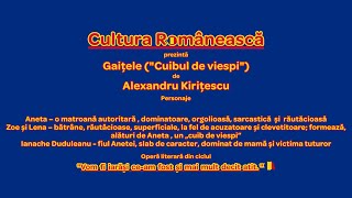 Download lagu Gaitele (Cuibul de viespi) de Alexandru Kiritescu #teatruaudio #teatruradiofonic #teatruonline mp3 Download lagu Gaitele (Cuibul de viespi) de Alexandru Kiritescu #teatruaudio #teatruradiofonic #teatruonline mp3