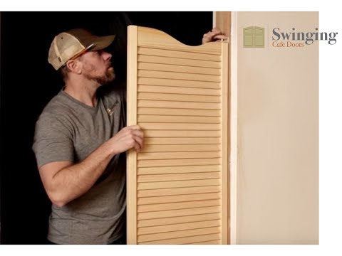 Cafe Saloon Door Louvre Install Video