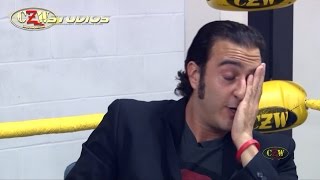 Download lagu CZW Uncut: Sozio-Zandig confrontation! (CZWstuidos.com) SHOOT INTERVIEW mp3