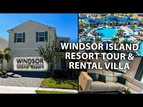 Windsor Island Resort Tour & Wonderful Rental Villa! Davenport Florida! Close to Disney World 🇺🇸