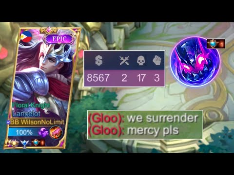 MAKING TOP SUPREMES SURRENDER IN 7 MINUTES 🔥 | AGGRESSIVE LANCELOT GAMEPLAY - MLBB