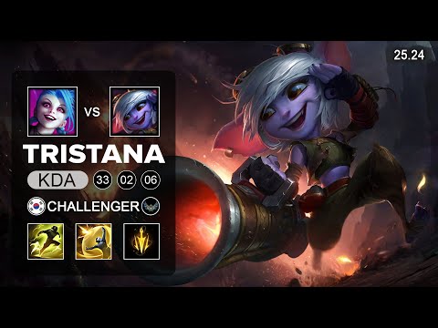 Tristana vs Jhin ADC - KR Challenger - Patch 25.24 Season 15