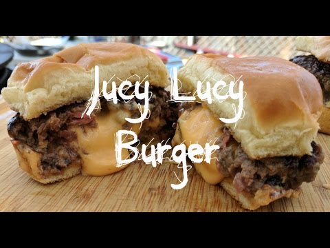 MothersBBQ | How to make a Jucy Lucy Hamburger Recipe