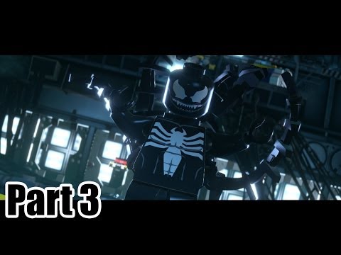 Lego Marvel Super Heroes Gameplay Walkthrough Part 3 - A Venomous Oscorp