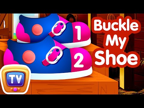 One Two Buckle My Shoe - ChuChu TV Funzone Nursery Rhymes for Kids