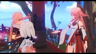 【原神主线劇情】魔神任務——千手百眼，天下人間  第二章  第三幕 願望    拜訪八重神子