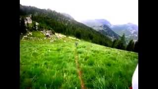 preview picture of video 'Becchi Rossi - Freeride in Valle Stura (Piedmont) - MTB'