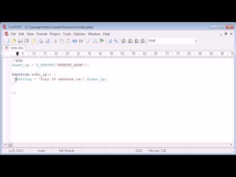 Beginner PHP Tutorial 33 Global Variables and Functions