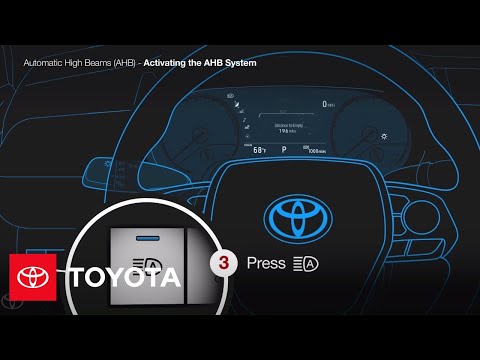 How to Turn On the Automatic High Beams | Toyota
