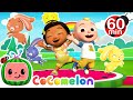 Hop Little Bunnies Song with Nina and JJ | Cocomelon Nursery Rhymes for Kids