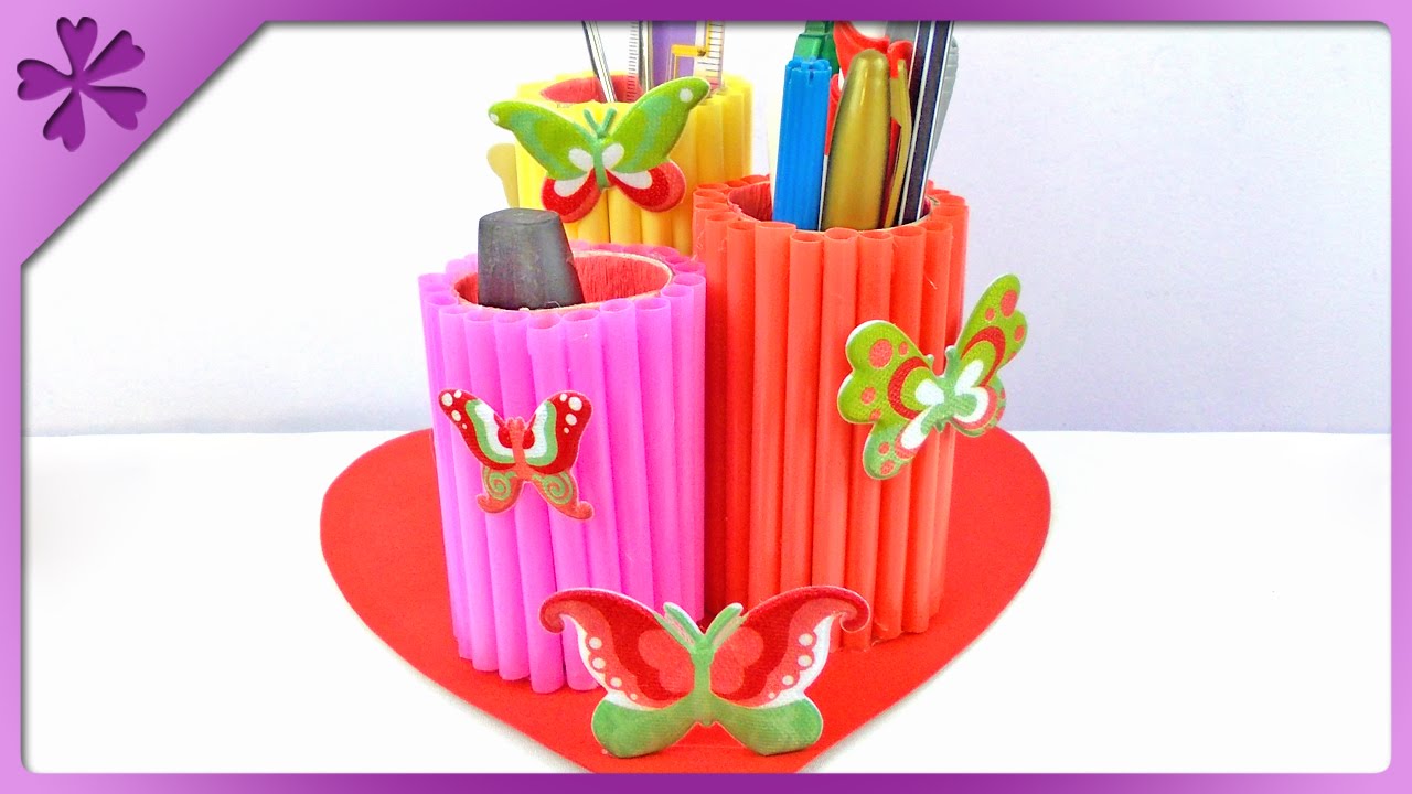 DIY Desk organizer (ENG Subtitles) - Speed up #135