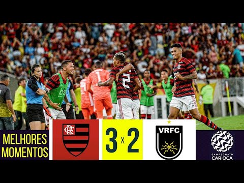 MELHORES MOMENTOS - FLAMENGO 3 X 2 VOLTA REDONDA - CAMPEONATO CARIOCA (25/01/2020)