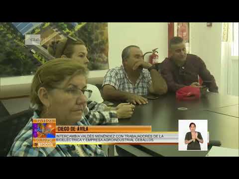 Cuba/Ciego de Ávila:Intercambió Ramiro Valdés con trabajadores de la bioeléctrica y Empresa Ceballos