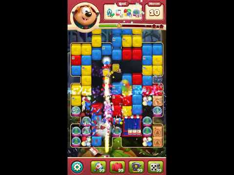 Toon Blast Level 8587 - NO BOOSTERS 🐻🐺🐱 | SKILLGAMING ✔️