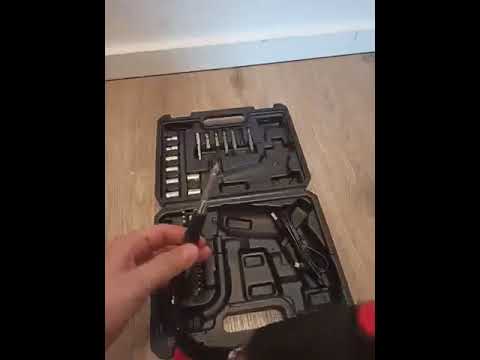 Adkwse Akkuschrauber,Akku Bohrschrauber Set,3,6V Mini Akku-Schlagbohrschraube