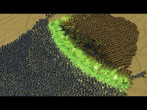 5000 MARINES vs 2500 BANELINGS - StarCraft 2 MASSIVE Battle
