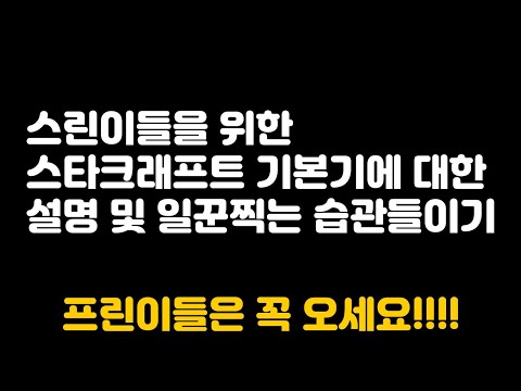 [Beginner's Guide] StarCraft Basics and Developing the Habit of Constant Worker Production