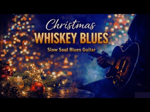 Christmas Whiskey Blues🎄| 🎸Slow Soul Blues Guitar #blues #bluescommunity #christmas #guitar 
