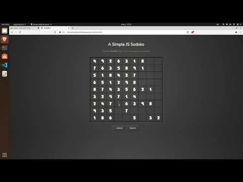 Sudoku Code Driven Html Css Javascript