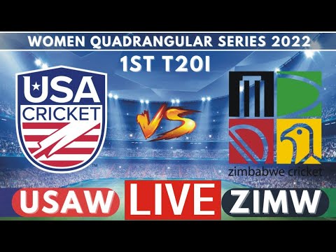 LIVE Womens T20I Quadrangular Series in UAE 2022 -   1st Match |  USW  vs  ZIMW