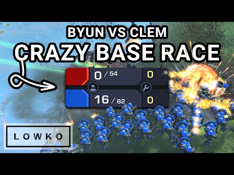 StarCraft 2: CHEESE - Clem NON-STOP AGRESSION vs ByuN!