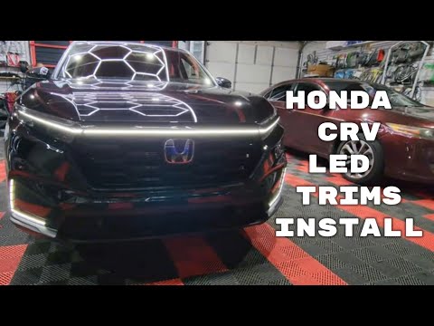 Install Guide for 3 pc Hood illumination / Foglight LED Trim / Fender LED Reflector 2024 Honda CRV