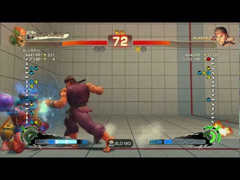 SSF4 AE 2012: BuriBRIO (Dhalsim) vs jyobin (Ryu) - Xbox Live Ranked Match