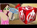 Minecraft THE AVENGERS LUCKY BLOCK SUPERHERO WEAPONS ARMOR Mod Showcase