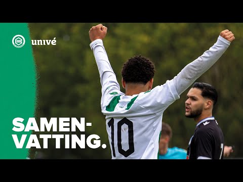 VIJF GOALS! | Samenvatting: FC Groningen O19 - Vitesse O19