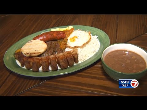 How to make a Bandeja Paisa recipe by La Farándula in Miami
