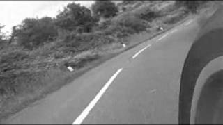 preview picture of video 'S1 Buell cruising up Cheddar Gorge Cliff road July 5th 2009'