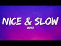 Usher - Nice & Slow (Lyrics)