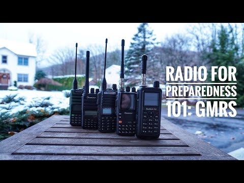 Radio for Preparedness 101:  GMRS Basics