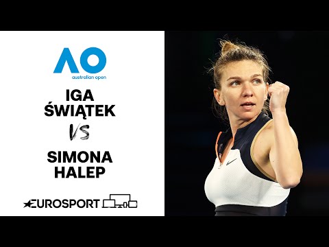 Iga Świątek v Simona Halep | Australian Open 2021 - Highlights | Tennis | Eurosport