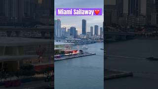 I ❤️Port of Miami #solotravel #cruiseship #miami #msccruises #virginvoyages