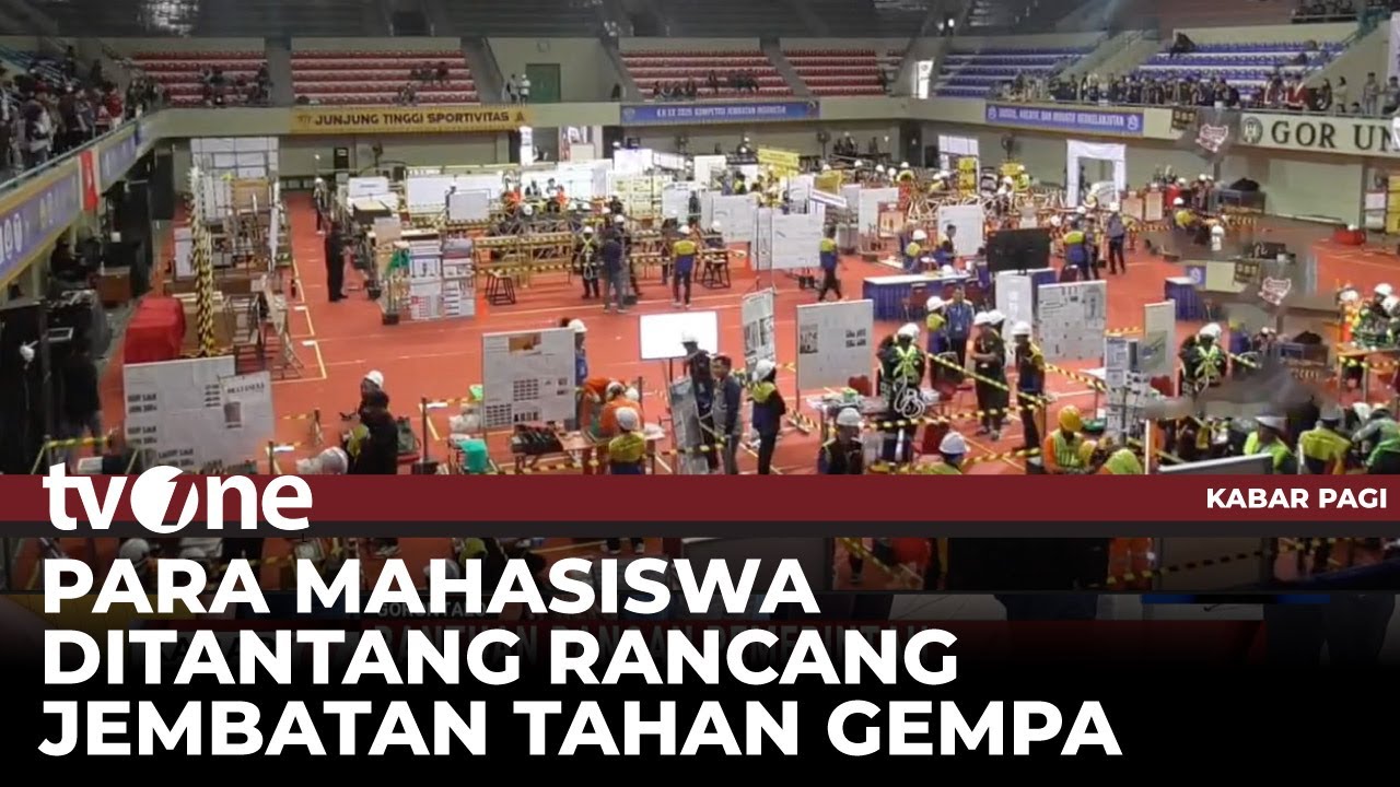 Ratusan Mahasiswa Ikut Kompetisi Membuat Rekayasa Struktur Bangunan Jembatan dan Gedung | tvOne