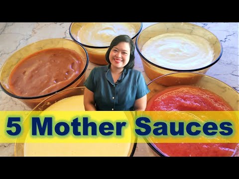 5 MOTHER SAUCES | PREPARING STOCKS SAUCES AND SOUPS | TLE COOKERY 10