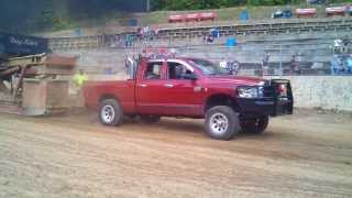 preview picture of video '2nd Pull At The Forksville, Pa Truck Pulls'