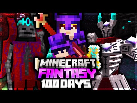 Eqlipse - I Survived 100 Days in MODDED FANTASY MINECRAFT...