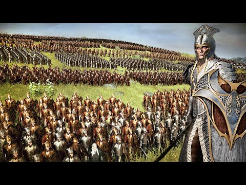 LEGENDARY BATTLE FOR MIDDLE-EARTH! Elves of Mirkwood VS Orcs | 20000 Units | LOTR Cinematic Battle
