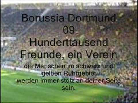 BVB Borussia Dortmund Am Borsigplatz geboren mit Liedtext