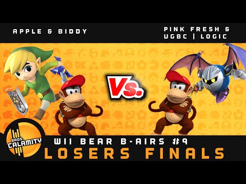 Wii Bear B-Airs #9 - Doubles - Losers Finals - Biddy & Apple vs Pink Fresh & Logic