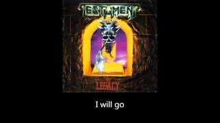 Testament - Over the Wall (Lyrics)
